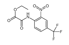 ethyl 2-[2-nitro-4-(trifluoromethyl)anilino]-2-oxoacetate Structure