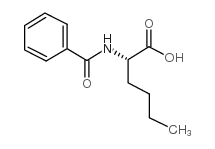 N-Benzoyl-L-norleucine structure