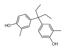 4,4'-(pentane-3,3-diyl)bis(2-methylphenol) Structure