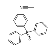 cyanic iodide compound with triphenylphosphine sulfide (1:1) Structure