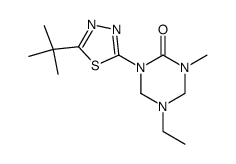 1-(5-tert-Butyl-[1,3,4]thiadiazol-2-yl)-5-ethyl-3-methyl-[1,3,5]triazinan-2-one结构式