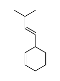 3-[(E)-3-Methyl-1-butenyl]-1-cyclohexene structure