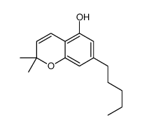 2,2-dimethyl-7-pentylchromen-5-ol Structure