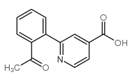2-(2-Acetyl-phenyl)-isonicotinic acid Structure