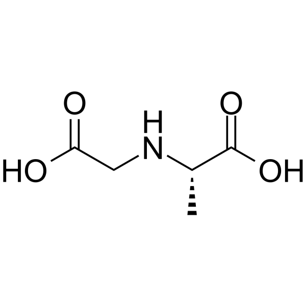 L-Alanine, N-(carboxymethyl)- (9CI) Structure