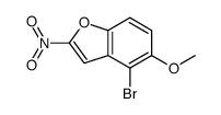 4-Bromo-5-Methoxy-2-nitrobenzofuran Structure