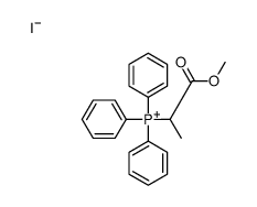 (1-methoxy-1-oxopropan-2-yl)-triphenylphosphanium,iodide Structure