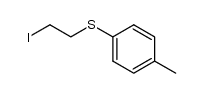 1-iodo-2-(4-methylbenzenethio)ethane Structure