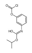 [3-(propan-2-yloxycarbonylamino)phenyl] carbonochloridate Structure