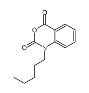 1-pentyl-3,1-benzoxazine-2,4-dione结构式