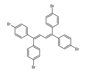 1,1,4,4-tetrakis-(4-bromo-phenyl)-buta-1,3-diene结构式