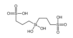 3-[dihydroxy(3-sulfopropyl)silyl]propane-1-sulfonic acid Structure
