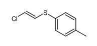 trans-1-chloro-1-p-tolylsulfanyl-ethene结构式