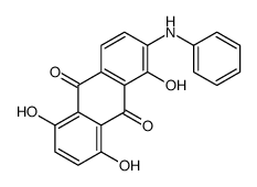 2-anilino-1,5,8-trihydroxyanthracene-9,10-dione Structure