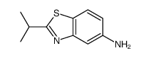 5-Benzothiazolamine,2-(1-methylethyl)-(9CI)结构式