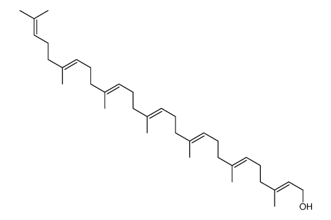 3,7,11,15,19,23,27-Heptamethyl-2,6,10,14,18,22,26-octacosahepten-1-ol结构式