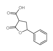 2-oxo-5-phenyl-oxolane-3-carboxylic acid结构式