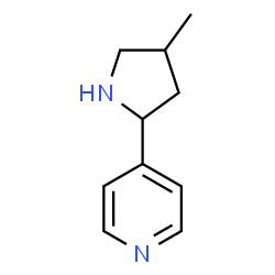 Pyridine, 4-(4-methyl-2-pyrrolidinyl)- (9CI)结构式