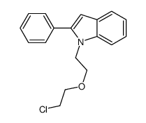 1-[2-(2-chloroethoxy)ethyl]-2-phenylindole Structure