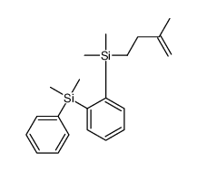 [2-[dimethyl(3-methylbut-3-enyl)silyl]phenyl]-dimethyl-phenylsilane Structure