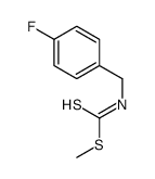 methyl N-[(4-fluorophenyl)methyl]carbamodithioate Structure