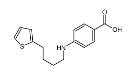 4-(4-thiophen-2-ylbutylamino)benzoic acid结构式