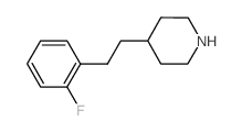 4-[2-(2-fluorophenyl)ethyl]piperidine(SALTDATA: FREE)结构式