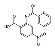 4-nitro-2-(pyridine-2-carbonylamino)benzoic acid Structure