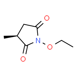 2,5-Pyrrolidinedione,1-ethoxy-3-methyl-,(3S)-(9CI) structure