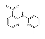 6-methyl-N-(3-nitropyridin-2-yl)pyridin-2-amine结构式