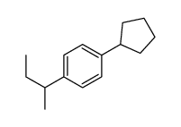 1-butan-2-yl-4-cyclopentylbenzene Structure