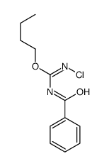 butyl N-benzoyl-N'-chlorocarbamimidate结构式