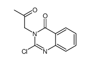 2-chloro-3-(2-oxopropyl)quinazolin-4-one结构式