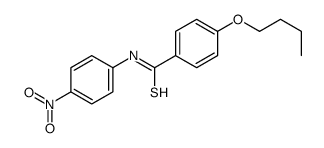 4-butoxy-N-(4-nitrophenyl)benzenecarbothioamide Structure