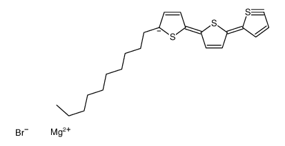 magnesium,2-decyl-5-[5-(2H-thiophen-2-id-5-yl)thiophen-2-yl]thiophene,bromide Structure
