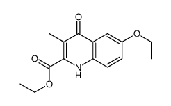 ethyl 6-ethoxy-3-methyl-4-oxo-1H-quinoline-2-carboxylate结构式