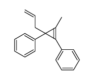 (2-methyl-3-phenyl-1-prop-2-enylcycloprop-2-en-1-yl)benzene Structure
