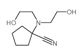 1-(bis(2-hydroxyethyl)amino)cyclopentane-1-carbonitrile Structure