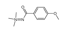 N-Trimethylammonio-p-methoxybenzamidat Structure