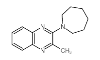 Quinoxaline, 2-(hexahydro-1H-azepin-1-yl)-3-methyl-结构式