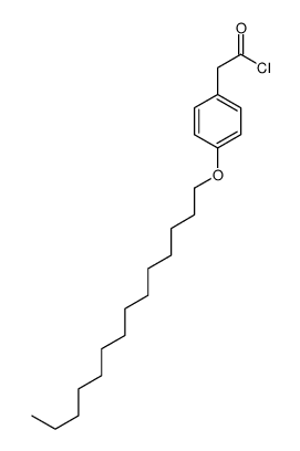 2-(4-tetradecoxyphenyl)acetyl chloride Structure