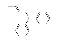 ((E)-But-2-enyl)-diphenyl-phosphane Structure