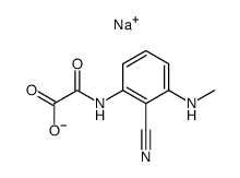 (2-cyano-3-(methylamino)phenyl)oxoacetic acid结构式