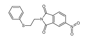 5-nitro-2-(2-phenylsulfanylethyl)isoindole-1,3-dione结构式