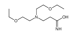 3-[bis(2-ethoxyethyl)amino]propanamide结构式