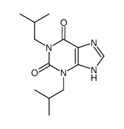 1,3-bis(2-methylpropyl)-7H-purine-2,6-dione Structure