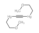 2-methoxyethyl-[2-(2-methoxyethylmercurio)ethynyl]mercury Structure