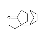 Tricyclo[4.2.1.12,5]dec-3-en-9-one, 1-ethyl-, (1R,2R,5S,6S)-rel- (9CI) structure