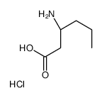 (S)-3-Aminohexanoicacidhydrochloride结构式