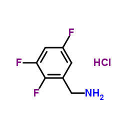 2,3,5-三氟苄胺盐酸盐结构式